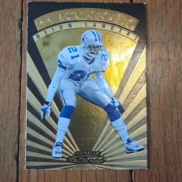 1997 Pinnacle Deion Sanders 6 Of 15 Football Card - Picture 3 of 4